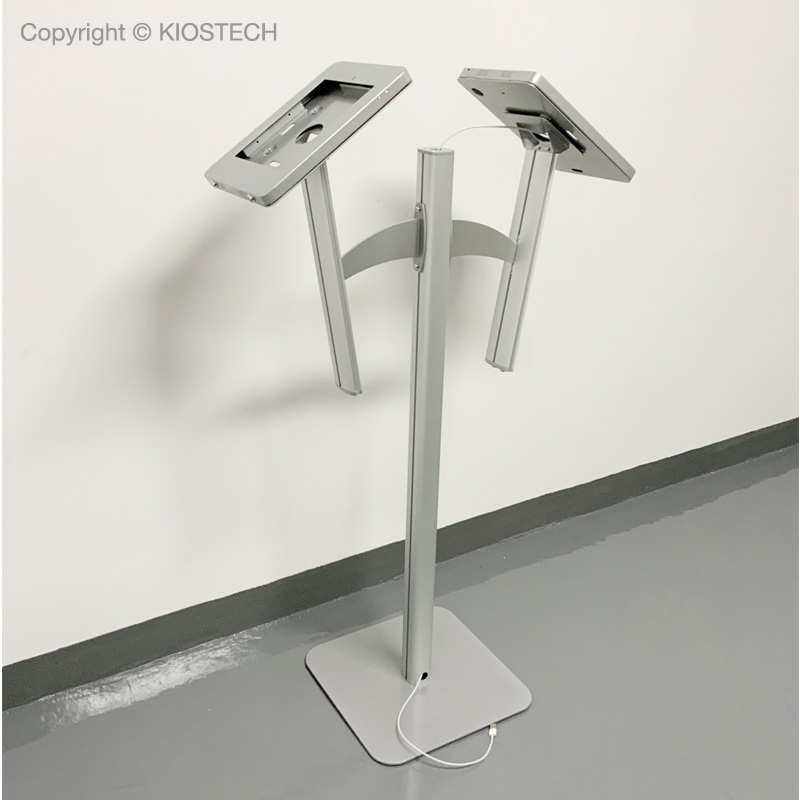 Adjustable Double-sided Tablet Stand with Two iPad Enclosures