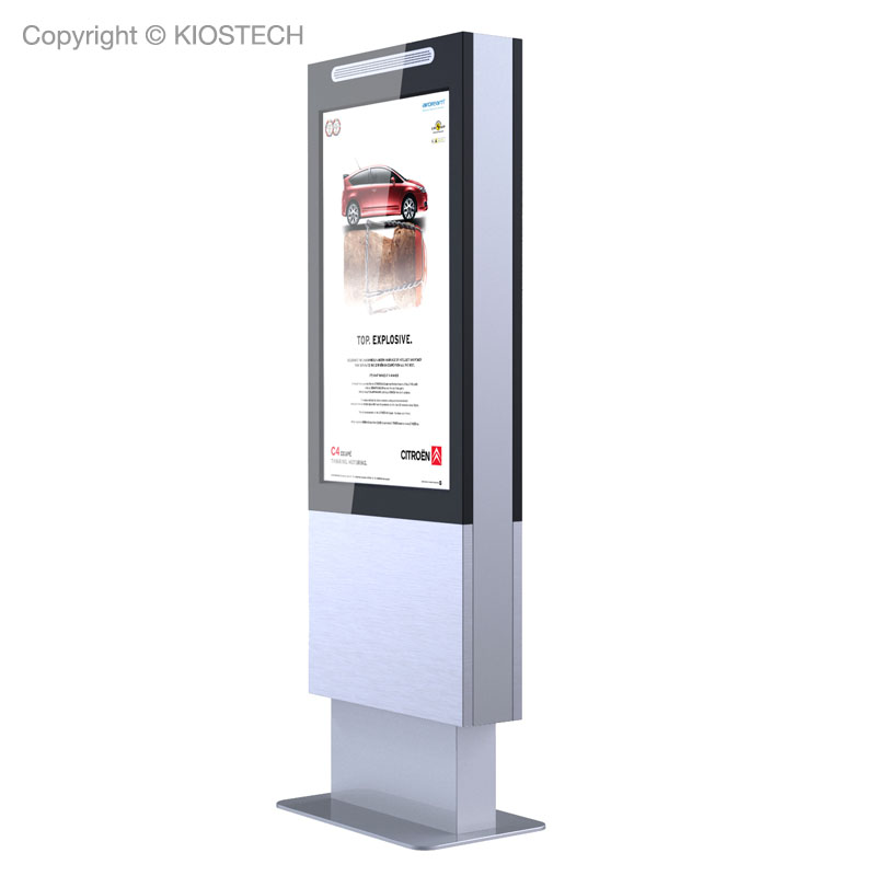Dual display 32 inch or 42 inch Touchscreen Digital Signage Kiosk