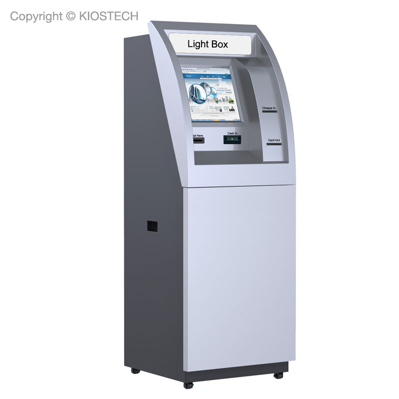 Lobby Self-Service Bill Payment Kiosk with Advertising Display Box