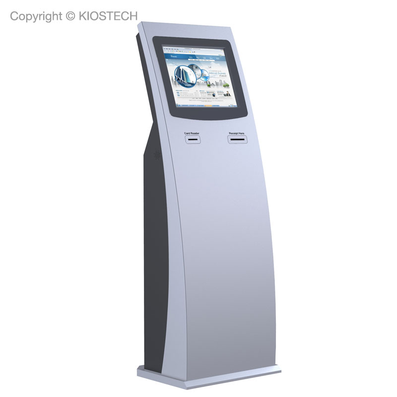 Ticketing Kiosk with Card Reader and Receipt Printer