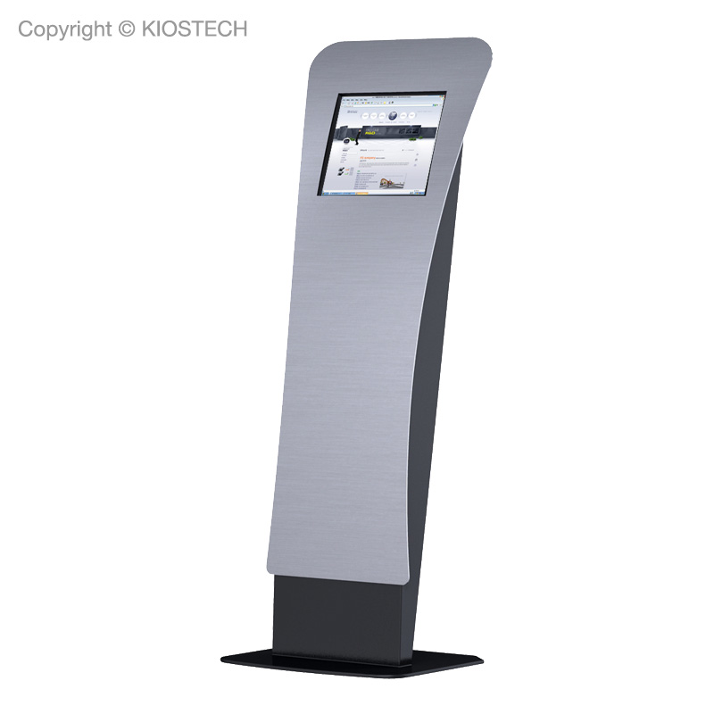 Self-service queuing kiosk with upgrade options of other peripherals