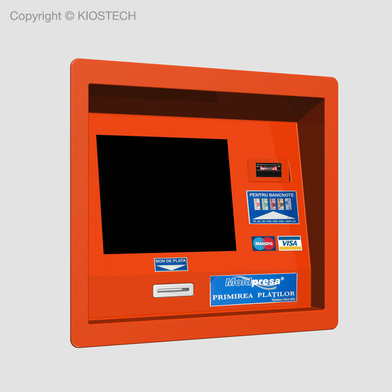 Through-wall ATM for Bank and Payment Solutions