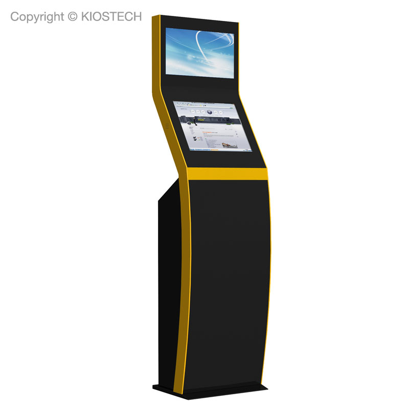 Touch Screen Healthcare Kiosk with LCD ADs Display
