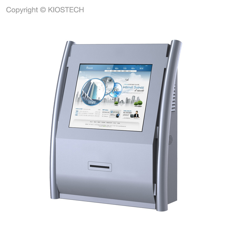 Wall Mount Information Kiosk & Ticket Printing Kiosk