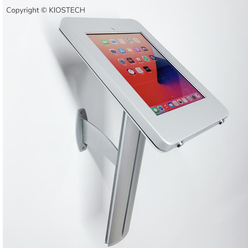 Adjustable Wall Mount Stand for 10.2 inch iPad | Silver Color