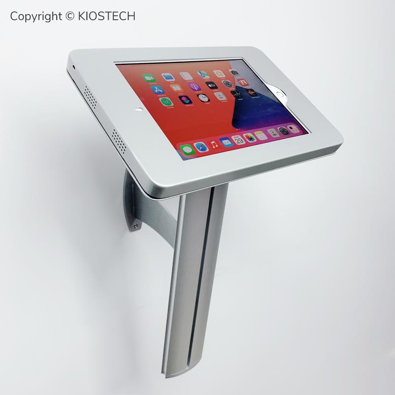 Adjustable Wall Mount Stand for 10.2 inch iPad | Silver Color