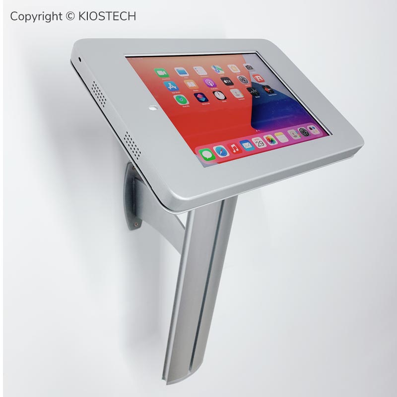 Adjustable Wall Mount Stand for 10.2 inch iPad | Silver Color