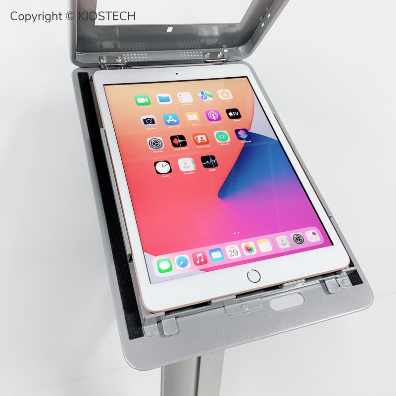 Adjustable Wall Mount Stand for 10.2 inch iPad | Silver Color