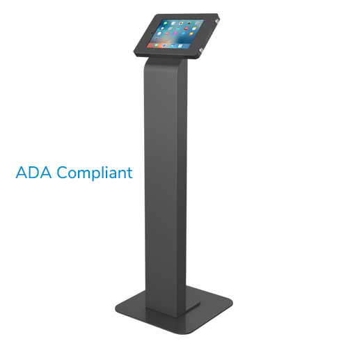 ADA-compliant iPad Kiosk with UL Standard Power Socket