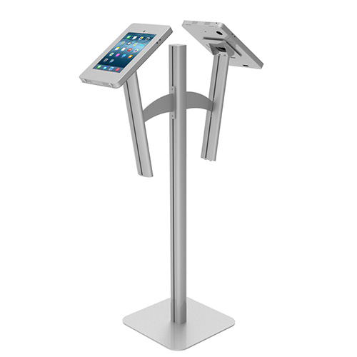 Adjustable Double-sided Tablet Stand with Two iPad Enclosures