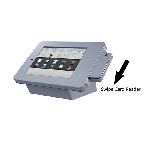 Landscape Screen 10.2 inch iPad Counter Stand with Swipe Card Reader