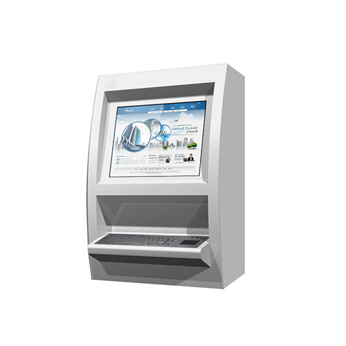 Wall Mounted Information Kiosk with Keyboard