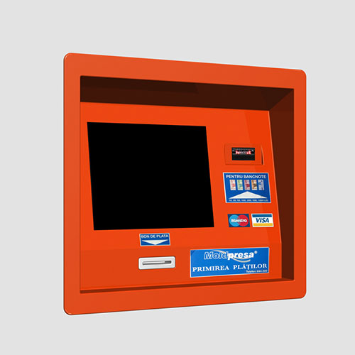 Through-wall ATM for Bank and Payment Solutions