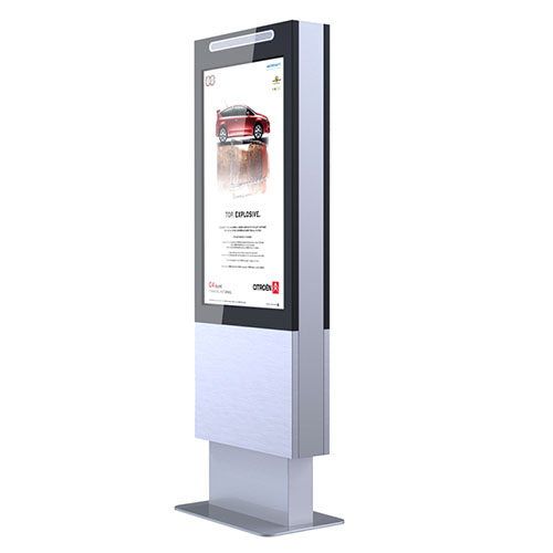 Dual display 32 inch or 42 inch Touchscreen Digital Signage Kiosk