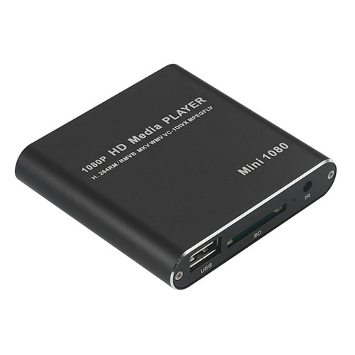 MINI 1080P Full HD Media USB HDD player SD/MMC card