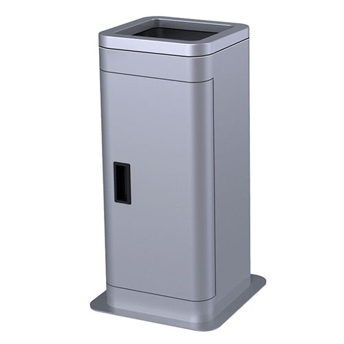 Floor Stand Trash Bin Made of Steel